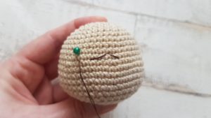 crochet toy eye tutorial