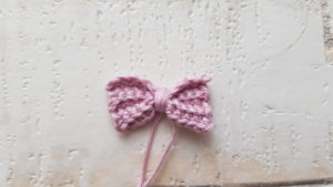 free crochet bow