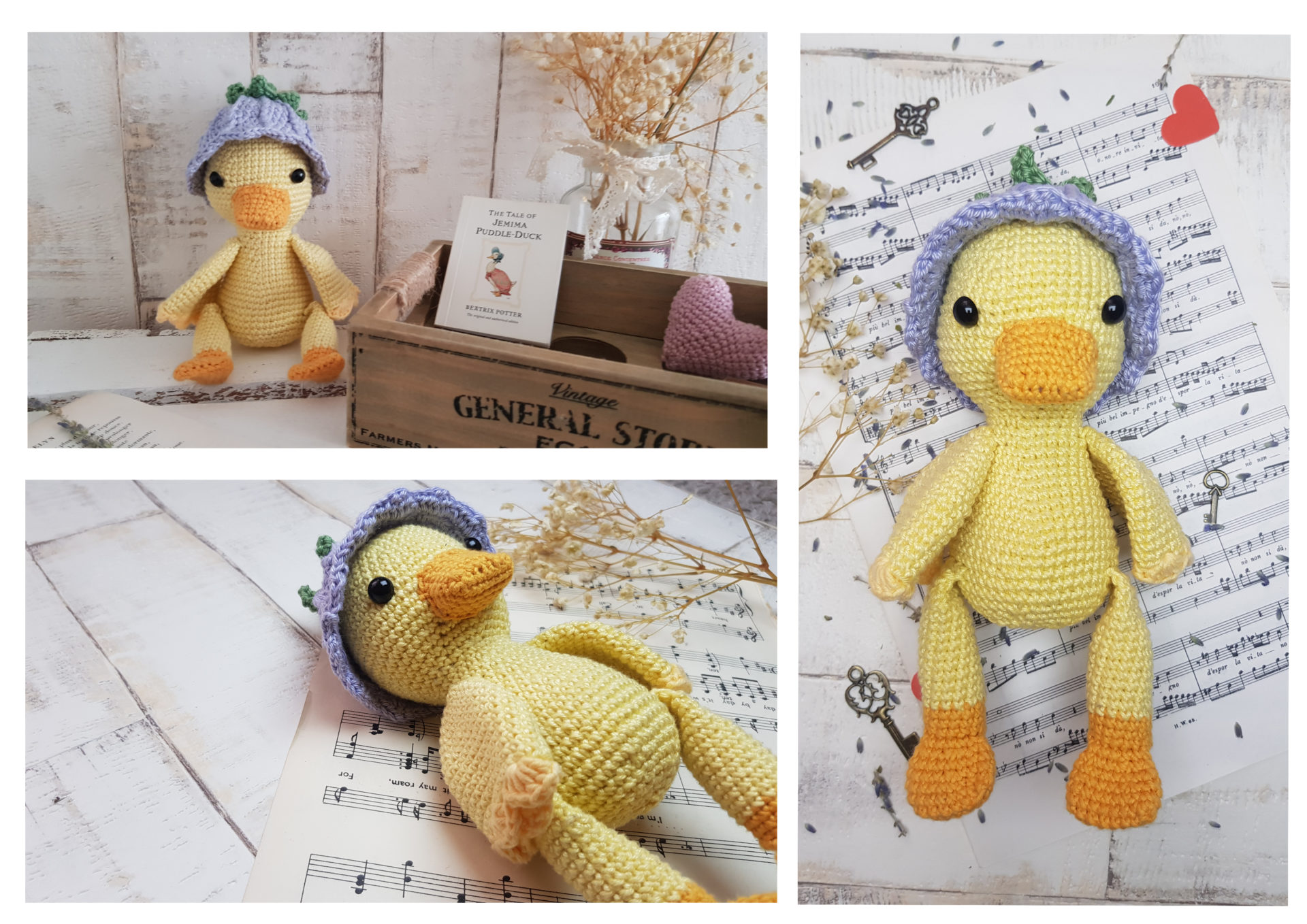 free crochet duck pattern