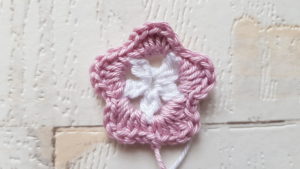 crochet flower applique