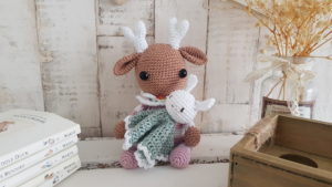 SEBRA CHAINE DE LANDAU EN CROCHET - SIKA THE DEER