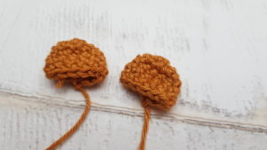 Crochet lion ears