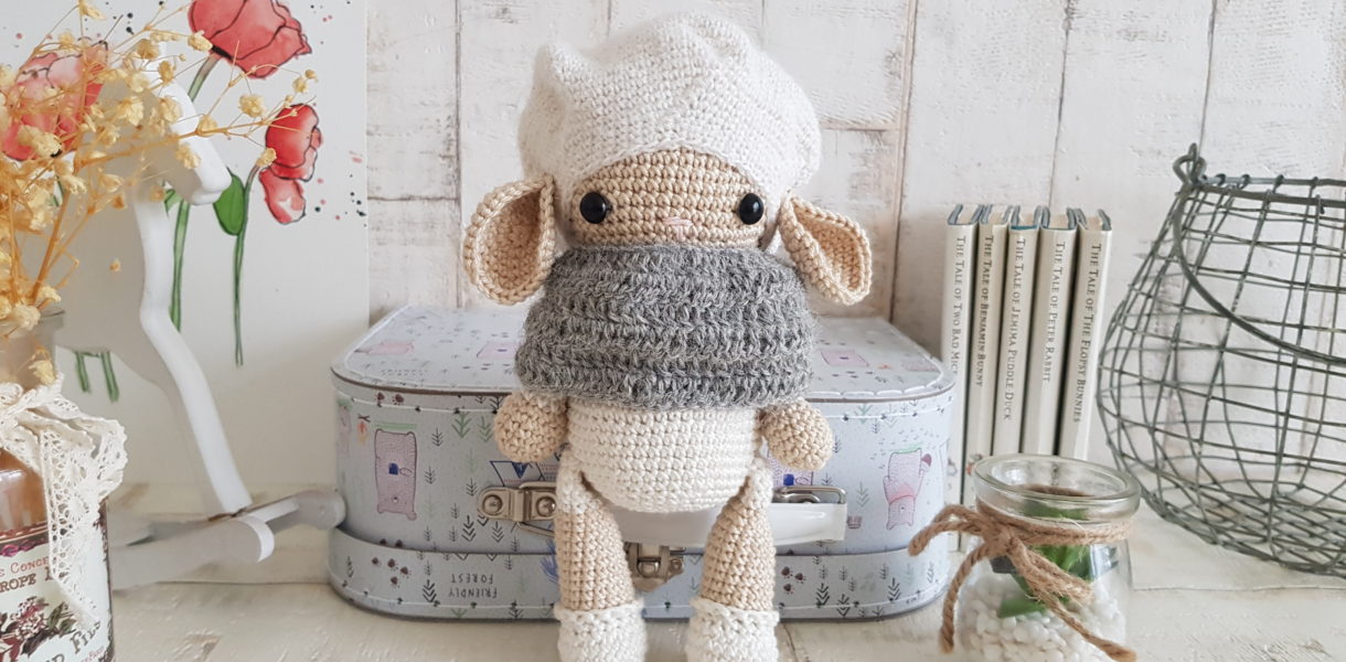 crochet lamb