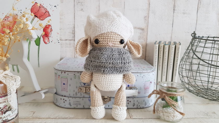 crochet lamb