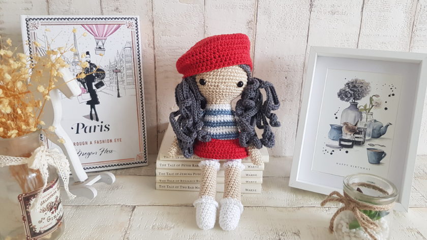 crochet french doll