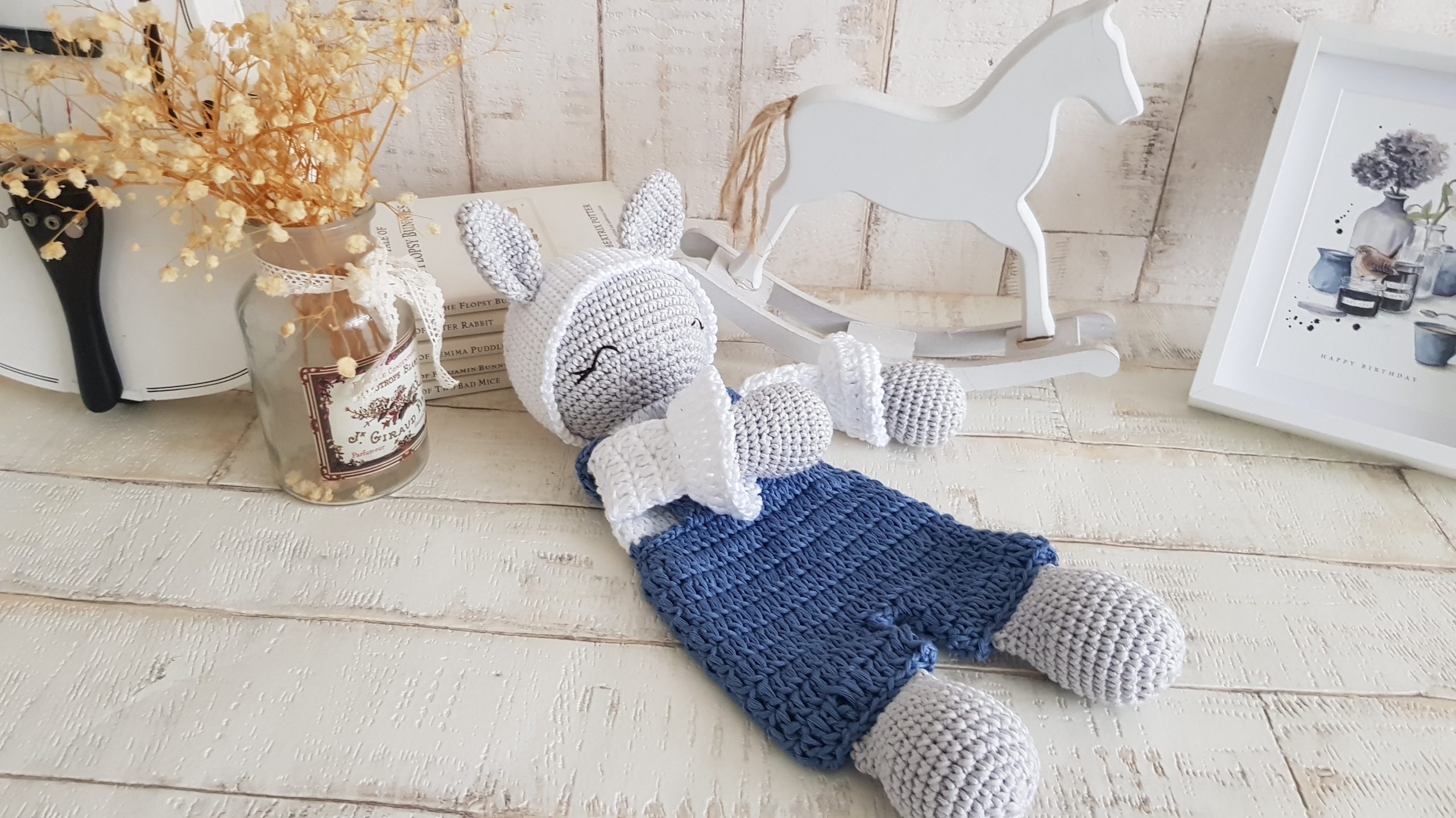 crochet bunny lovey